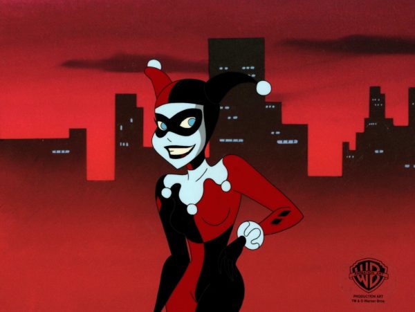 The New Batman Adventures Original Production Cel: Harley Quinn For Sale