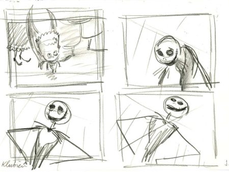 The Nightmare Before Christmas, Original Storyboard: Jack Skellington For Sale