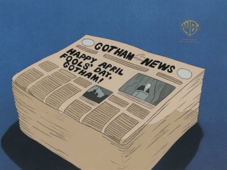 Batman the Animated Series Original Production Cel: Gotham News Cheap