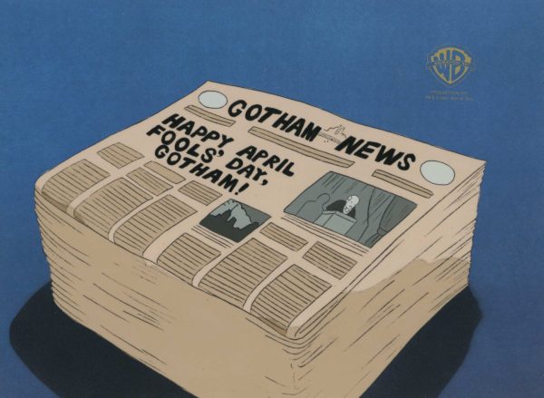 Batman the Animated Series Original Production Cel: Gotham News Cheap