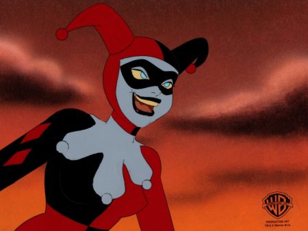 Batman The Animated Series Original Production Cel: Harley Quinn For Sale