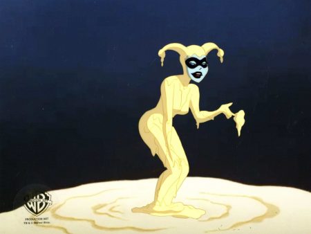 The New Batman Adventures Original Production Cel with Matching Drawing: Harley Quinn For Discount