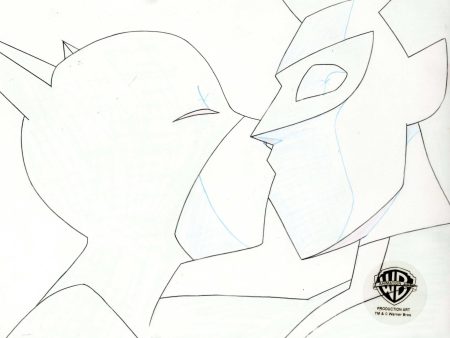 The New Batman Adventures Original Production Drawing: Nightwing and Catwoman Online