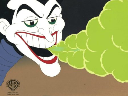 The New Batman Adventures Original Production Cel on Original Background: Joker on Sale