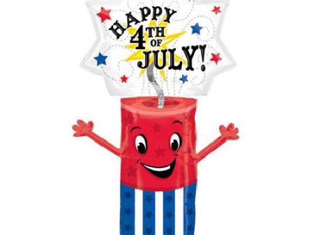 4th Of July Firecracker Supershape Balloon Online