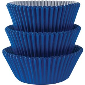 Bright Royal Blue Cupcake Cases 50mm, 75pcs Hot on Sale