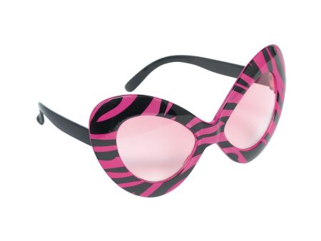 Pink Black Diva Glasses Fashion