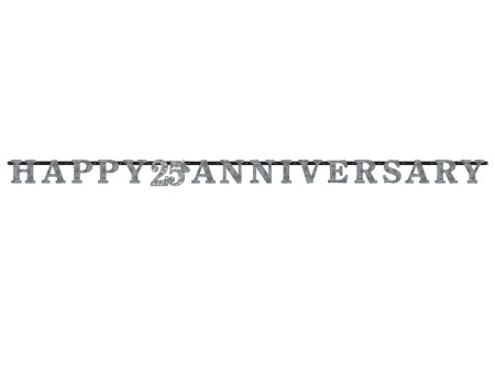 Silver Anniversaries Letter Banner Sale