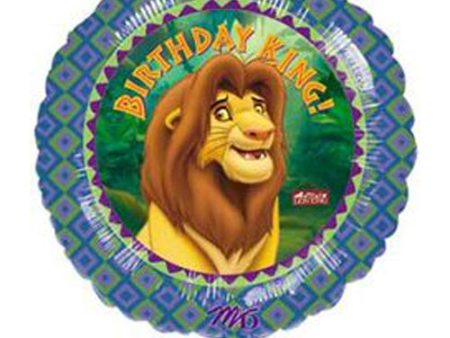 Lion King Birthday King Foil Balloon 18in Online