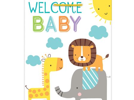 Jungle Animals Baby Shower Extra Large Gift Bag Online now