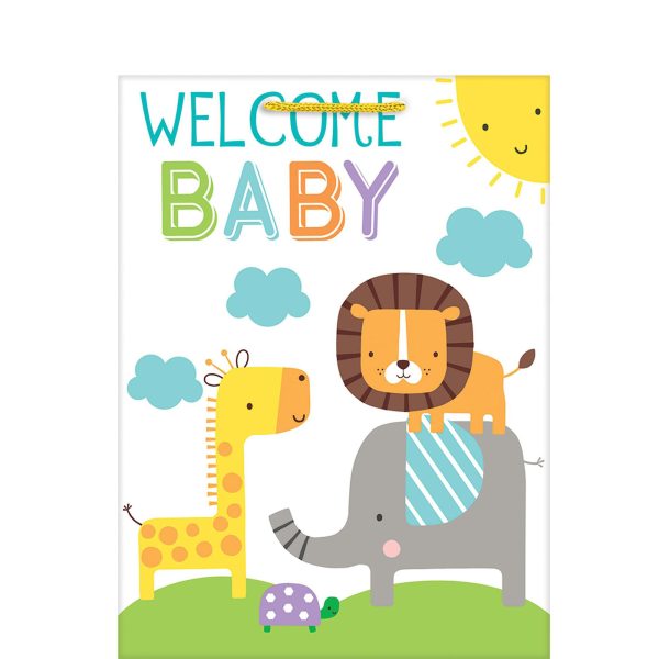 Jungle Animals Baby Shower Extra Large Gift Bag Online now