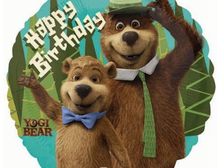 Yogi Bear Happy Birthday Foil Balloon 18in Fashion